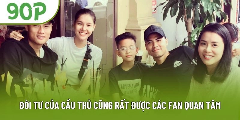 Đời tư của các cầu thủ cũng rất được các fan quan tâm