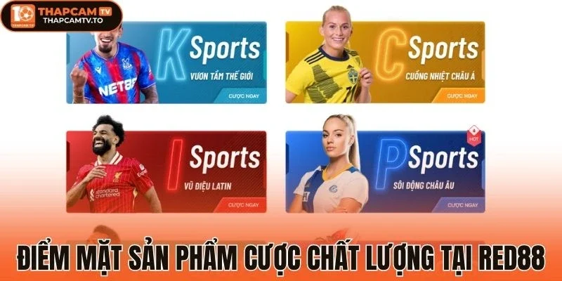Điểm mặt sản phẩm cược chất lượng tại Red88