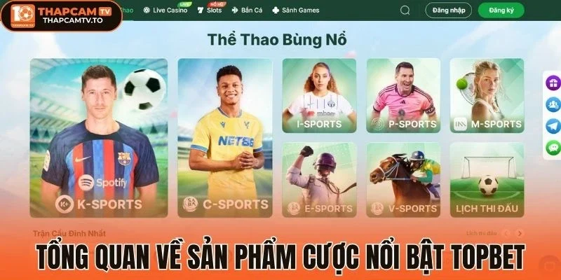 Tổng quan về sản phẩm cược nổi bật Topbet