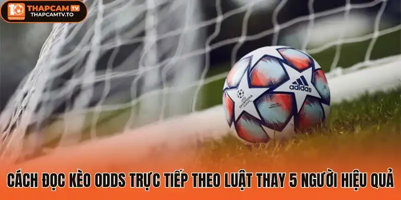 Cách đọc kèo odds trực tiếp theo luật thay 5 người hiệu quả