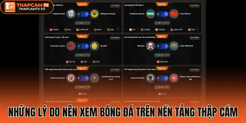 Những lý do nên xem bóng đá trên nền tảng thập cẩm