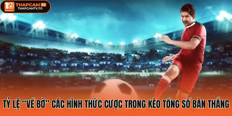 Tỷ lệ “Về bờ” các hình thức cược trong Kèo tổng số bàn thắng
