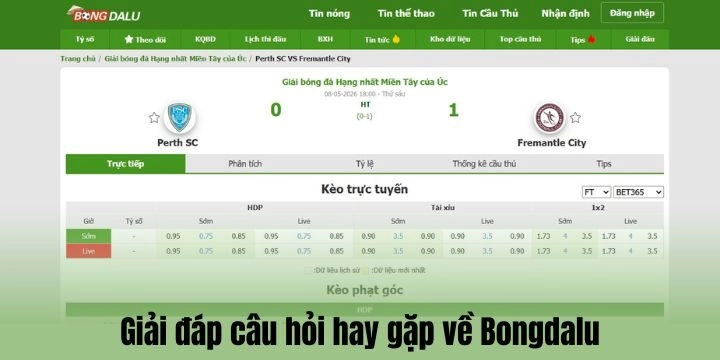 Gỡ rối những thắc mắc hay gặp về Bongdalu