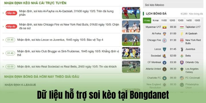 Bongdanet chia sẻ kèo nhà cái & nhận định từ chuyên gia